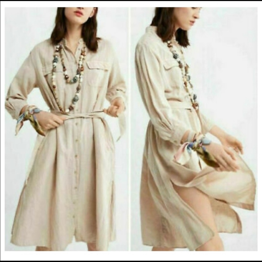 NWOT Zara Linen Dress
